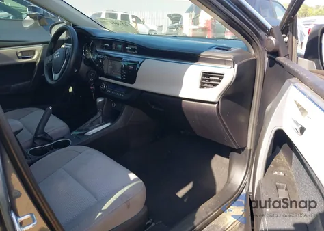 2016 Toyota Corolla Le из США, поврежденный, VIN 2T1BURHE4GC532904